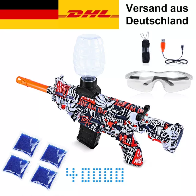 Gel Blaster Gun AK47 elektrische Wasserkugel Pistole Softair 40000 Gel-Kugeln DE