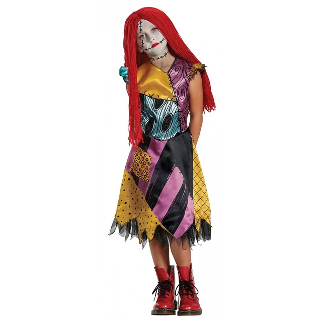 Sally Deluxe Costume The Nightmare Before Christmas Halloween Fancy Dress