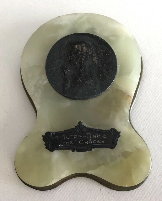 Medaillon Religiös Über Marmor Notre Dame Des Thanksgiving REF66867