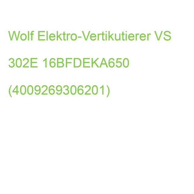 Wolf Elektro-Vertikutierer VS 302E 16BFDEKA650 (4009269306201)