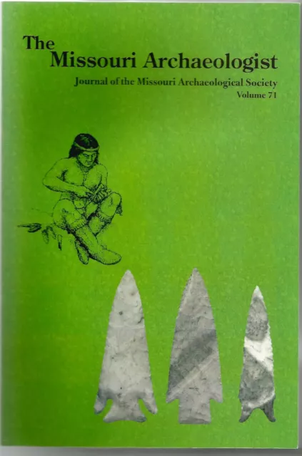 Farmington, Missouri Ozarks Archaeology Indian Book Chert Types, Dalton V71c