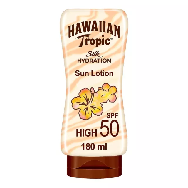 Hawaiian Tropic Silk Hydration Protective Sun Lotion Sonnencreme LSF 50, 180 ml