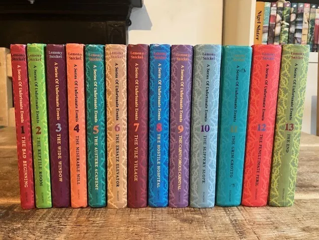 Lemony Snicket  A SERIES OF UNFORTUNATE EVENTS Full set of 13 books in hardback
