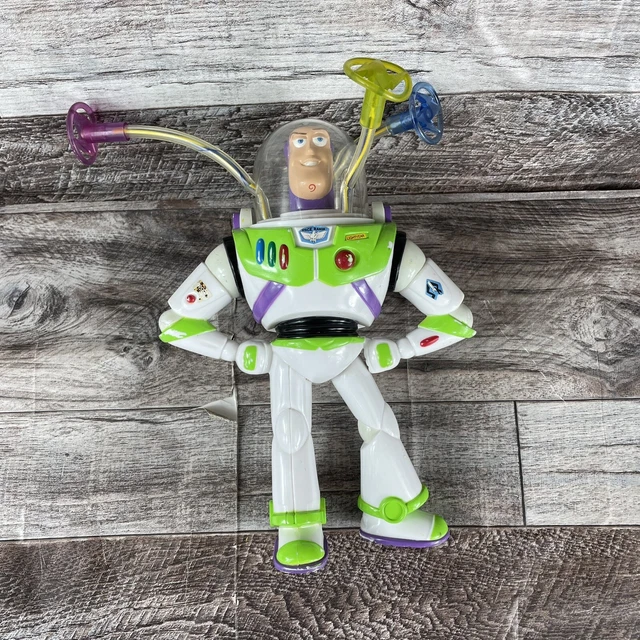 DISNEY STORE TOY Story Buzz Lightyear 8" Figure Spinning Chaser Lights