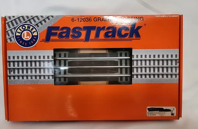 Lionel 6-12036 O Gauge FasTrack Grade Crossing - NOS