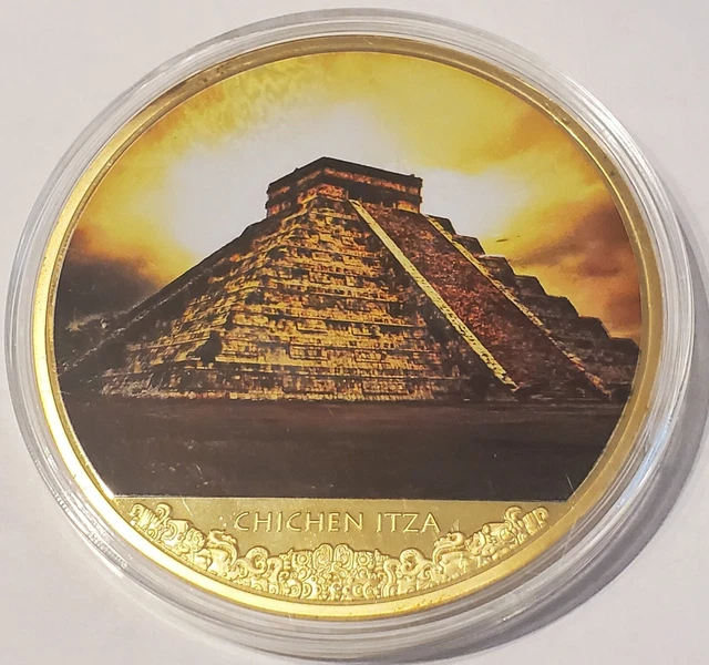 MAYA KALENDER - Azteken / Sonnenscheibe - MEDAILLE