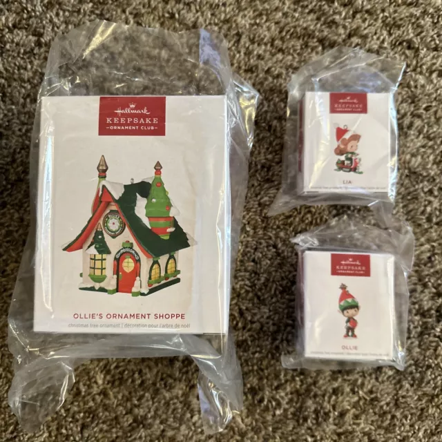 2024 Hallmark Ornament - Ollie's Ornament Shoppe With Ollie And Lia