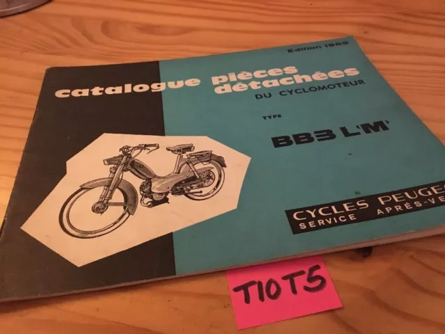 Peugeot BB3 LM L M  catalogue pièces détachées spare parts cyclomoteur catalog