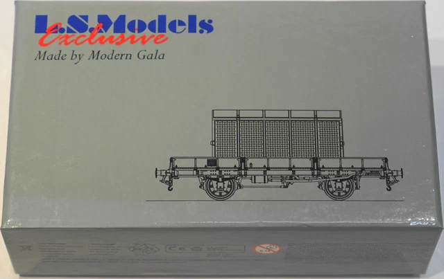 LS MODELS coffret 3 wagons plats courts OCEM 19/29 30255 NEU - 136