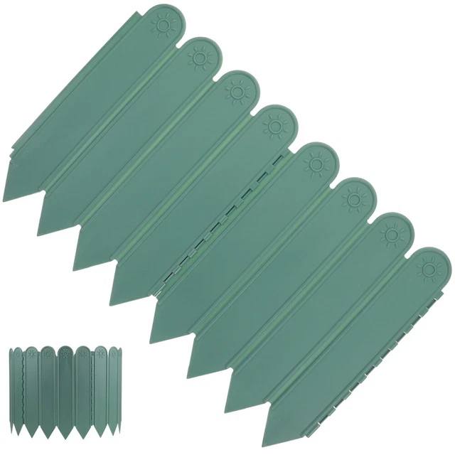 Plastic Garden Fence Courtyard Partition Border Edging Fences