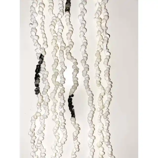 Vintage Shell Necklace Strands White