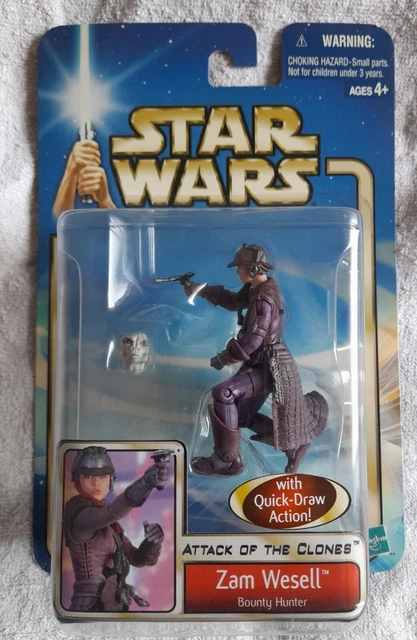 Star Wars Zam Wesell Modellino Attacco dei Cloni (Hasbro)