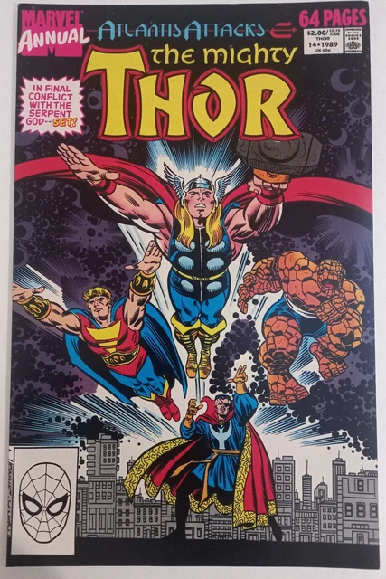 Marvel Comics - The Mighty Thor - Annual #14 - Atlantis Attacks, 1989