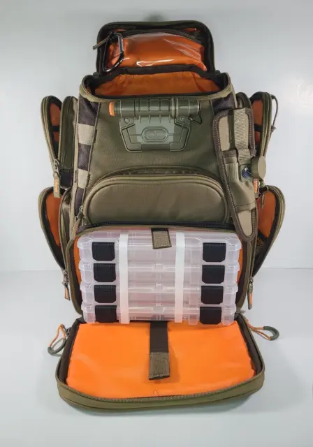 WILD RIVER TACKLE Tek Nomad Lighted Fishing Tackle Backpack $55.00