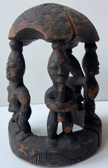 Ancien et rare objet cultuel. Ethnie Yorouba. Nigeria. Art africain.