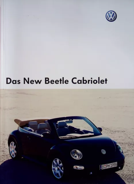 248962) VW New Beetle Cabrio Prospekt 06/2004