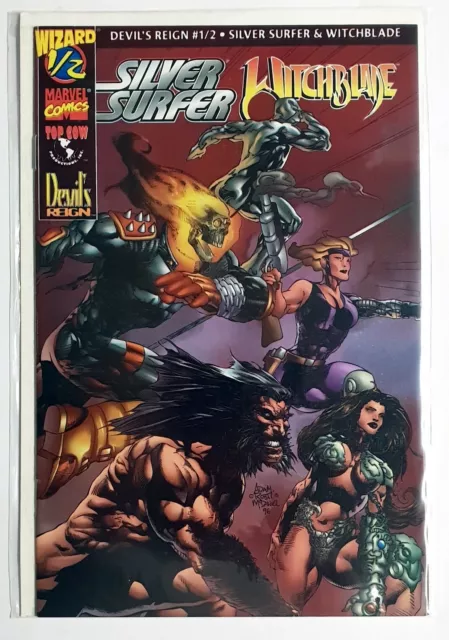 Silver Surfer Witchblade 1/2 Wizard Special COA VF/NM Bag Board Combine B106