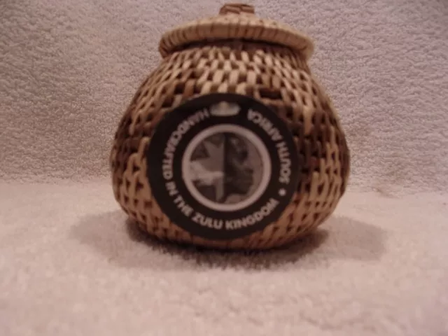 Zulu Kingdom South African Handcrafted Herb Basket