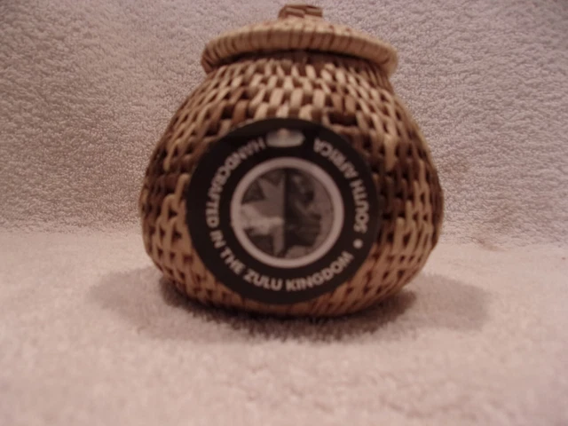 Zulu Kingdom South African Handcrafted Herb Basket