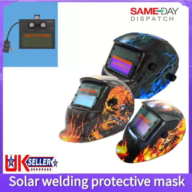 Auto Darkening Welding Mask Helmet Solar Powered Welders ARC TIG MIG Grinding