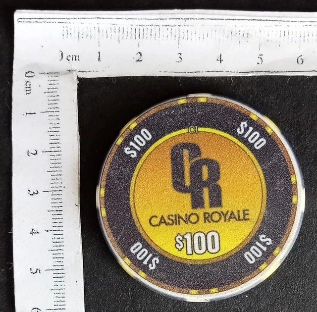 AOP CASINO ROYALE $100 vintage casino chip