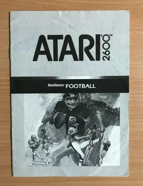 ATARI 2600 - REALSPORTS FOOTBALL - Instruction Manual