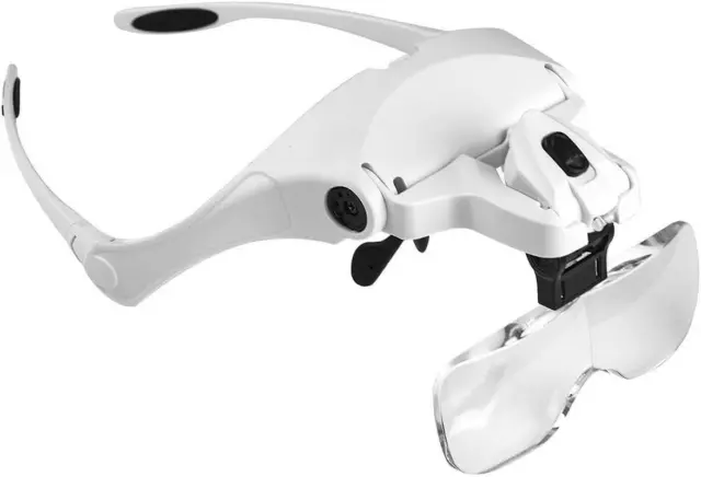LENTE INGRANDIMENTO CON Luce Occhiali Ingrandimento per Modellismo Riparazione EUR 36 99 PicClick IT
