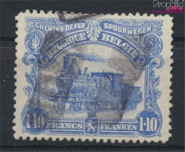 Belgique EP72 oblitéré 1915 Eisenbahnpaketmarke (9861773