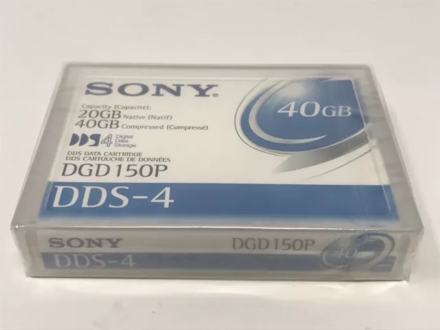 Sony DGD150P DDS Data Cartridge 20/40GB DDS-4 New & Sealed