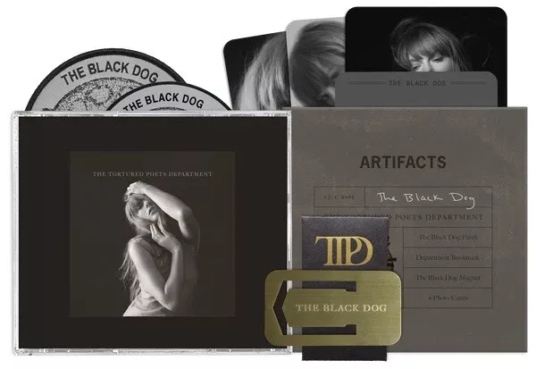 Taylor Swift - The Tortured Poets Department ‘The Black Dog’ Deluxe CD PRESALE