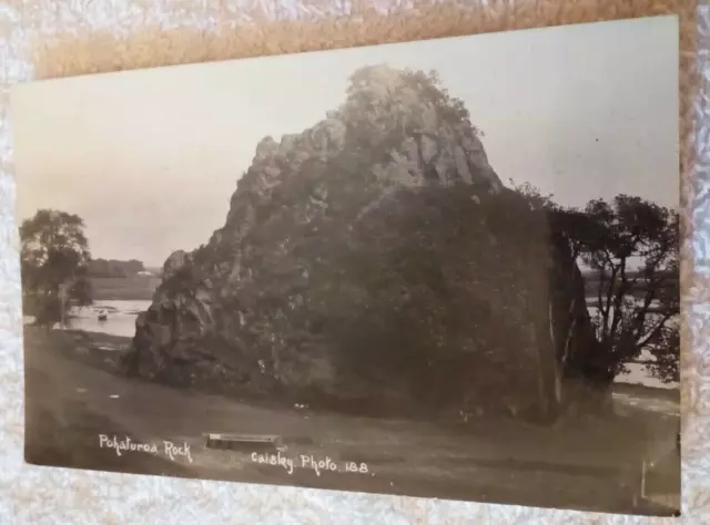 ca1900 KARTE; NEUZEALAND; POHATUROA ROCK; WAKATANE; GEDENKSTÄTTE DES ERSTEN WELTERSTEN WELTKRIEGS