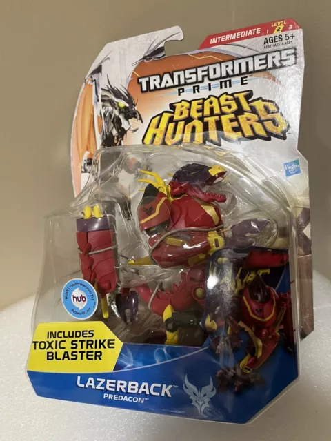 Transformers Prime Beast Hunters Deluxe Lazerback New