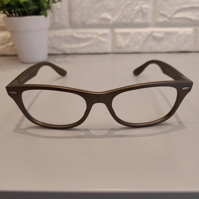 RAY BAN RB4207 6033 T5 52 17 3P Bronze Brown New Wayfarer LiteForce Polarized 27.99 PicClick UK