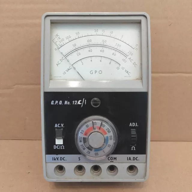 GPO 12C/1 Multimeter - Salford Electrical Instruments 12C/1BM 66/4 BT PO Tester