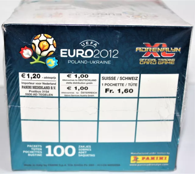 Panini Adrenalyn XL EURO 2012 - Pantalla 100 Paquetes Booster Embalaje Original 2