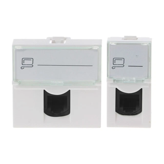 ETHERNET WALL PLATE, Keystone Wall Plate with RJ45 Keystone Coupler ...