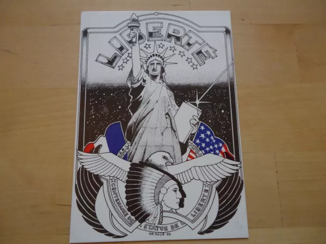Cpm Carte Postale Illustrateur Bartholdi Sculpteur Statue Liberte Tirage Limite