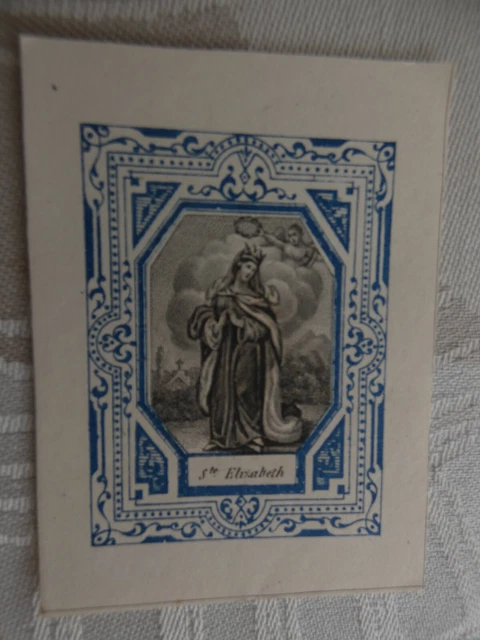 Image dévotion Ste Élisabeth de Hongrie 10x5 cm | vente en ligne sur