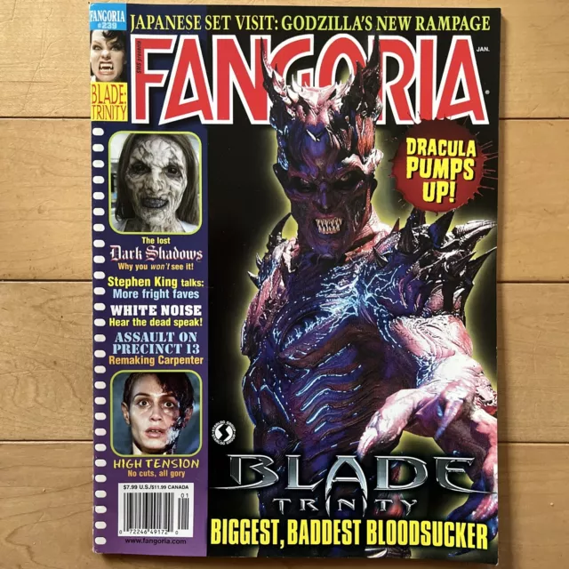 FANGORIA Magazine #239 Godzillas New Rampage, Blade Trinity, Stephen King Talks