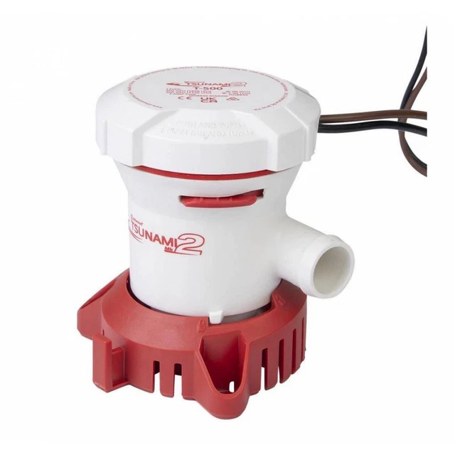 Attwood 5606-7 Tsunami 500 GPH Cartridge Boat Bilge Pump Marine 12V