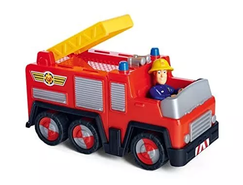 Sam Il Pompiere: Camion Jupiter Cm.17 Con Personaggio Sam Toy NEW