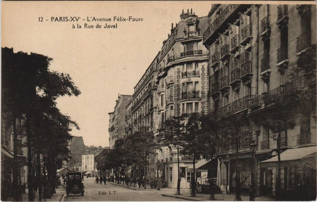 CPA PARIS 15e - L'avenue felix faure (156592)