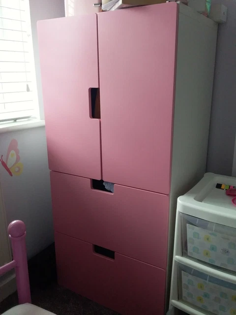IKEA STUVA SMALL tallboy wardrobe 30.00 PicClick UK