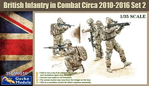 Gecko Models 350016 1/35 Infanterie Britannique En Combat Set 2 2010-2016 (4)