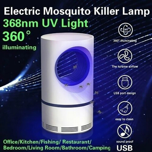 Mosquito and Fly Killer Without Electric Shock Trap Suction Fan for Child Safety