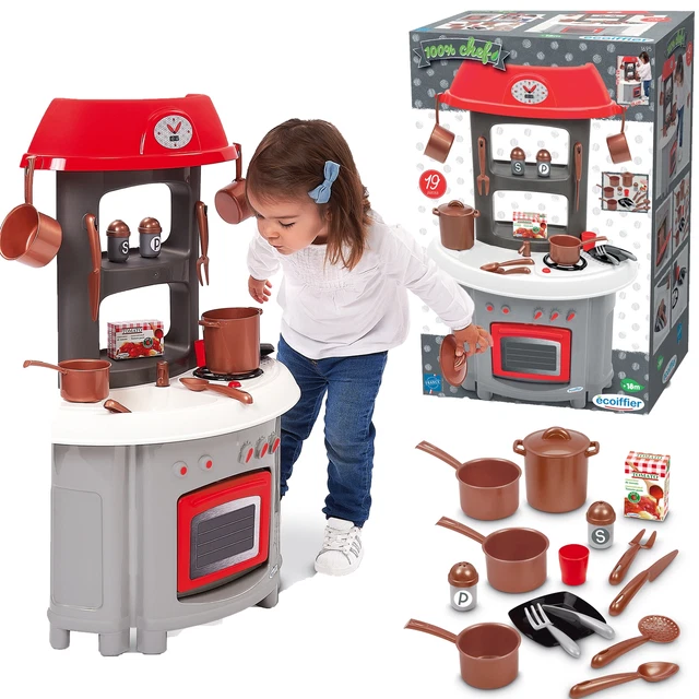 Ecoiffier Cuisine Avec Ustensiles de Cuisine Four et Accessoires 19 El