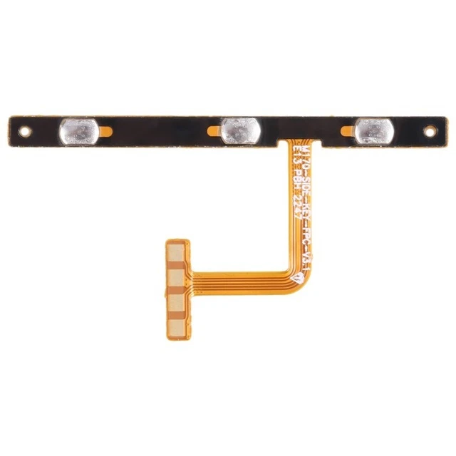 Nappe Câble Bouton Power Volume Pour Motorola Moto G24 - Connecteur Argenté, Pièce De Rechange Neuve