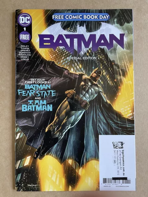 BATMAN SPECIAL EDITION FCBD 2021 Edition Cover A NM DC COMICS 2021