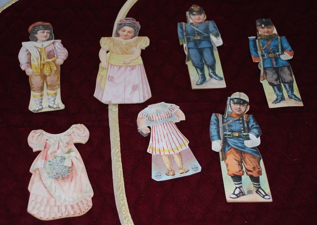 Antique Paper Dolls with Advertising