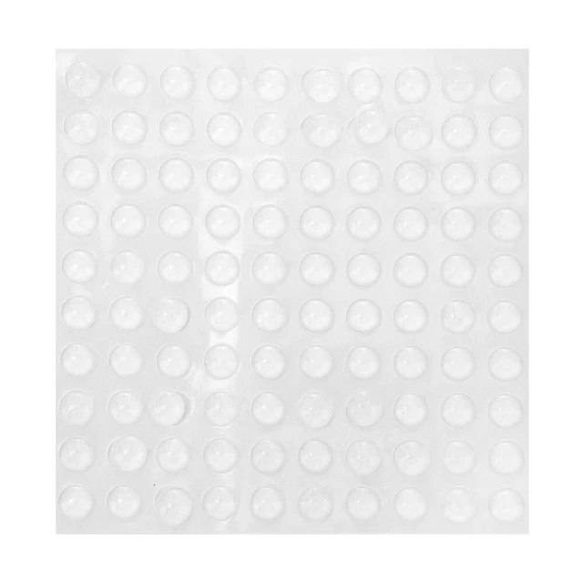 1 hoja cajón almohadillas parachoques autoadhesivos transparentes para cajón puerta gabinete